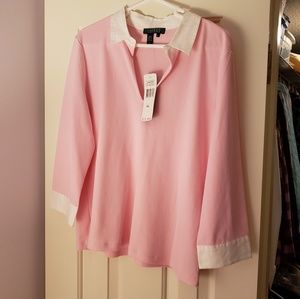NWT Pink Ralph Lauren XL Collared Shirt